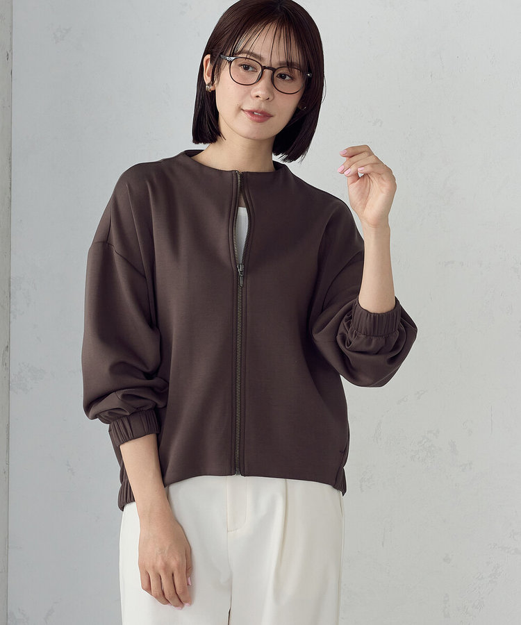 ソフトダンボール ジップアップブルゾン