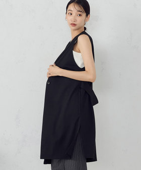 V開きポンチ ロングジレ / セットアップ対応（12-21VI02-204