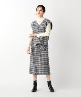 PPFM / ベスト/--/コットン/GRY/プリント/35-12CI25 ツィードベスト / セットアップ対応（12-21VI13-204）｜コムサイズム