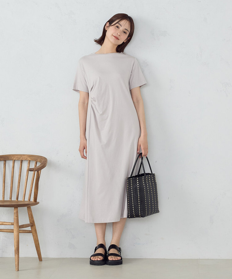 アシンメトリーデザイン Ｔワンピース（12-34OG04-204）｜COMME CA ISM（コムサイズム）｜COMME CA ISM（コムサイズム）｜WOMEN（ウィメン）｜公式通販｜ファイブフォックス  オンラインストア（FIVE FOXes ONLINE STORE）