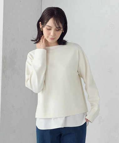 【セットアイテム】ボトルネックカットソー＋タンクトップ