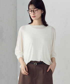 【セットアイテム】オーバーTブラウス+タンクトップ