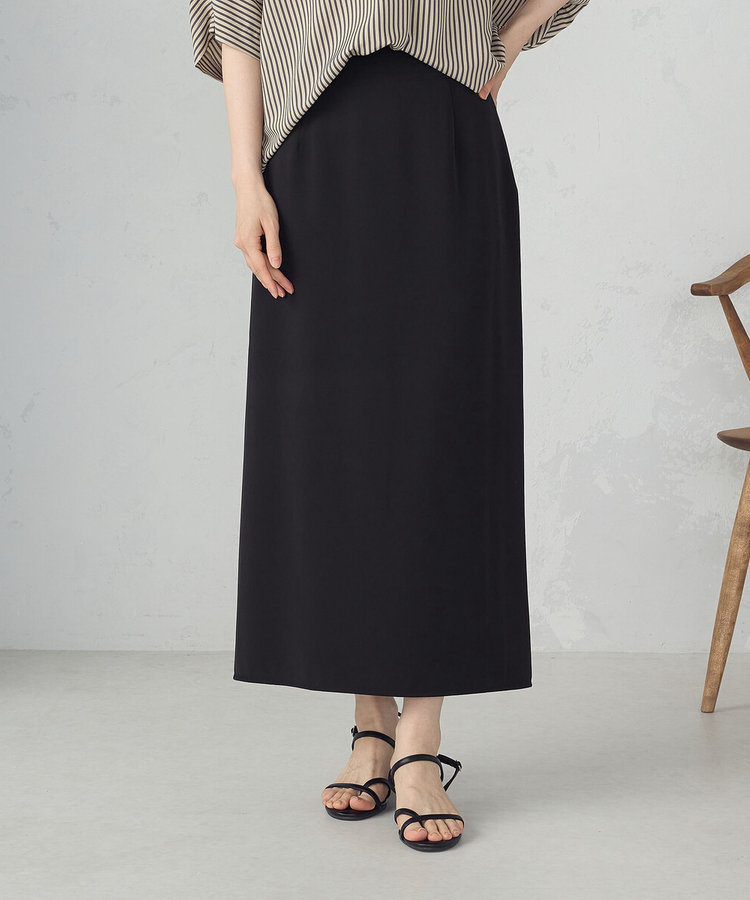 ポリエステルツイル ナロースカート