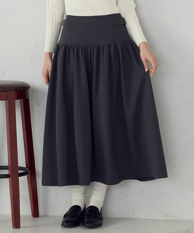 ギャザースカート / セットアップ対応（12-50FO05-206）｜コムサイズム