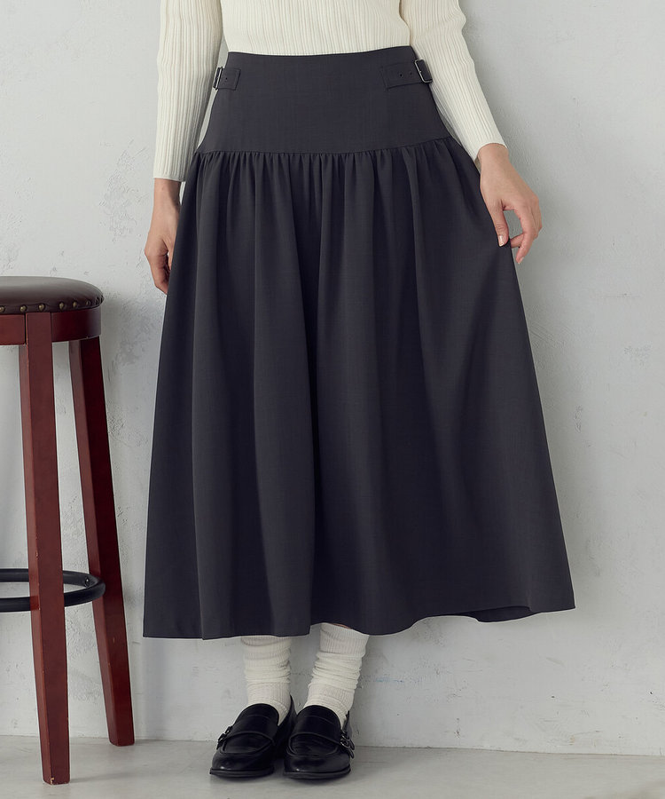 ギャザースカート / セットアップ対応（12-50FO05-206）｜コムサイズム