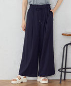 レーヨンナイロンヴィンテージ ドロストワイドパンツ