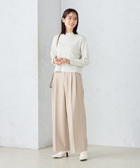 専用です Sサイズ ベージュ 美しいベーシックパンツ】ストレッチテーパードパンツ（38