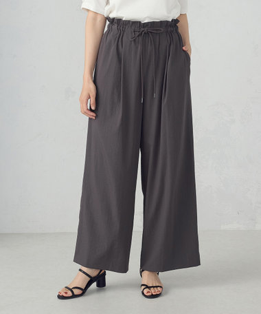 レーヨンナイロンヴィンテージ ドロストイージーパンツ