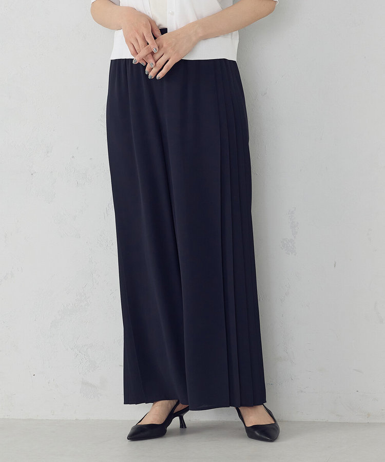 サイドプリーツデザイン パンツ（12-52PM03-205）｜コムサイズム