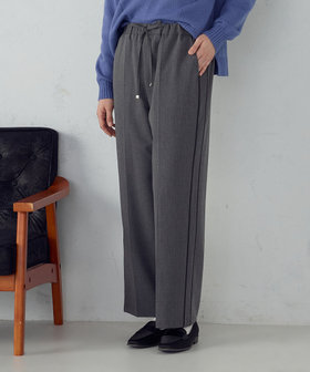 サイドライン ストレートパンツ