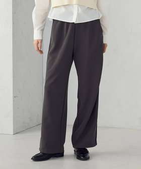 コットンナイロンツイル ワイドテーパードチノパンツ（12-52PO06-206