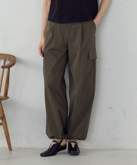 ポリエステルマイクロツイル カーゴパンツ