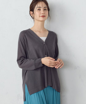 【リネン混／美品✨️】Drawer コットンリネンカーディガン リボンベルト 麻 trim_fce_item6625d153ce9dc.jpg