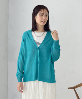 リネン混カーディガン（12-57KK02-205）｜COMME CA ISM