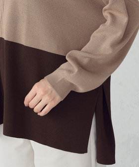 バイカラー ポンチョカーディガン（12-57KM04-205）｜コムサイズム