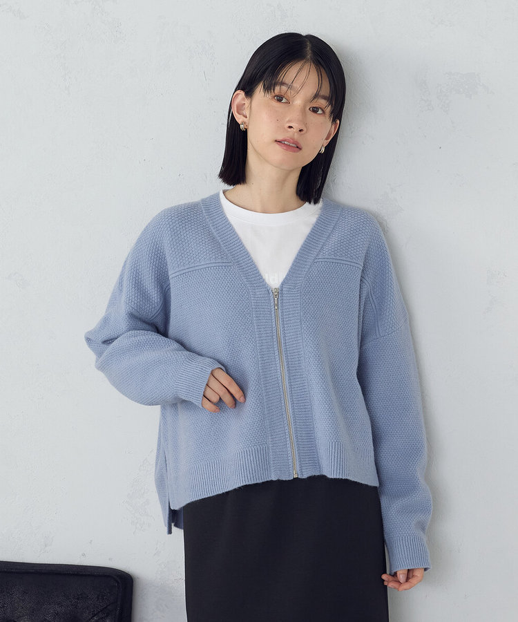 【COMME CA DU MODE】ジャケット ニット カーディガン 毛100% コムサイズム（COMME CA ISM）｜トップス｜カーディガン一覧1