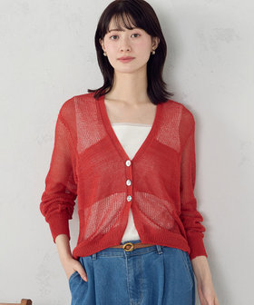 日本製ホールガーメント  和紙カーディガン