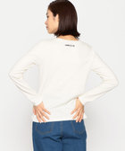 あったか ロゴプリント 長袖Tシャツ