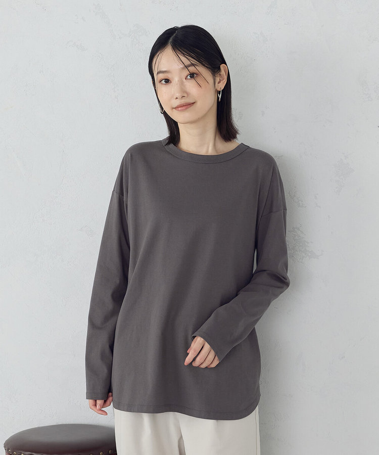 裾スリット ロングTシャツ（12-60CM02-205）｜コムサイズム（COMME CA