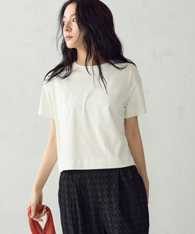 ボックスシルエット クロップド丈Ｔシャツ