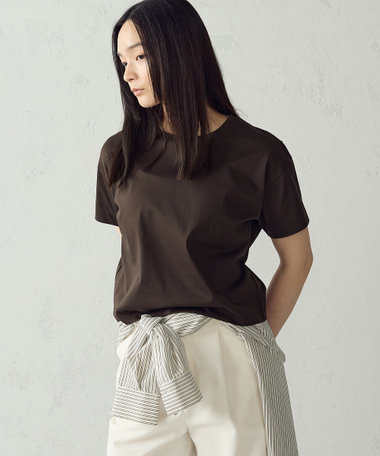 ボックスシルエット クロップド丈Ｔシャツ