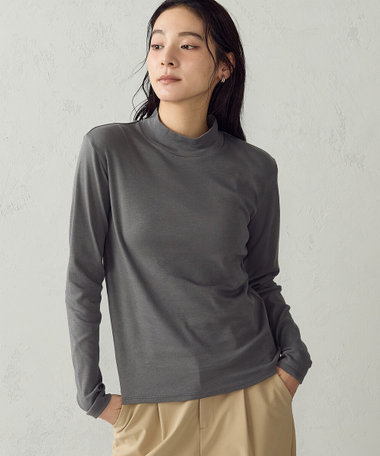 あったか ハイネックTシャツ