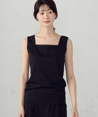 2WAYスクエア ネックタンクトップ