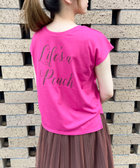 前後 2WAY ロゴプリント Tシャツ
