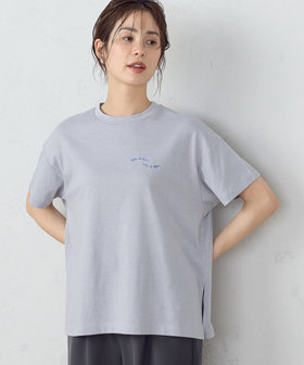 速乾 刺繍 ロゴ Tシャツ（12-64CG04-204）｜コムサイズム