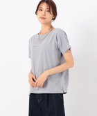 速乾 箔プリント ロゴ 半袖Tシャツ