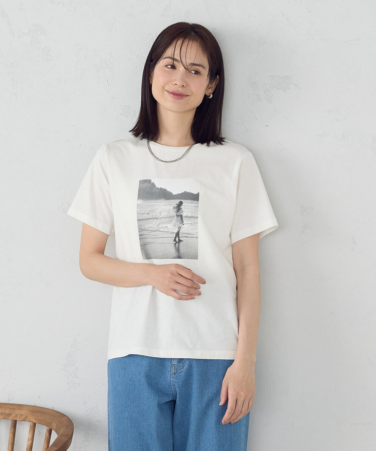 フォトプリントTシャツ（12-64CK06-205）｜COMME CA ISM