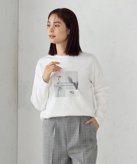 CFIERCE ファー付きグラフィックプリント長袖シャツ CFIERCE ファー付きグラフィックプリント長袖シャツ