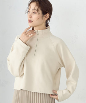 裏起毛 ハーフジップ スウエット（12-68CE15-203）｜コムサイズム