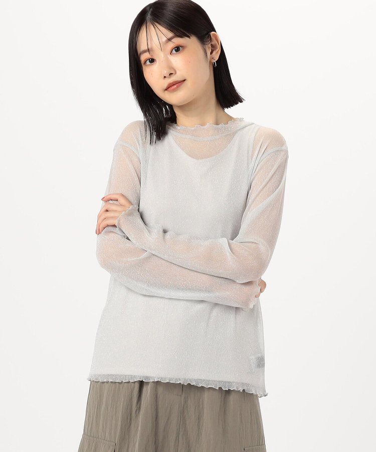 ラメカットソー（長袖）（12-68CI09-204）｜COMME CA ISM（コムサイズム）｜COMME CA ISM（コムサイズム）｜WOMEN（ウィメン）｜公式通販｜ファイブフォックス  オンラインストア（FIVE FOXes ONLINE STORE）