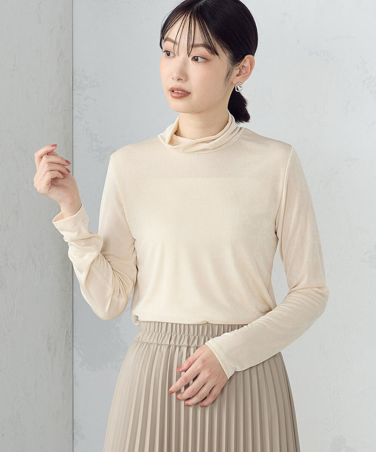 ハイネック長袖 Ｔシャツ（12-68CI17-204）｜COMME CA ISM（コムサイズム）｜COMME CA ISM（コムサイズム）｜WOMEN（ウィメン）｜公式通販｜ファイブフォックス  オンラインストア（FIVE FOXes ONLINE STORE）