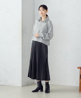 ショート丈 ハーフジップ トレーナー（12-68CI18-204）｜COMME