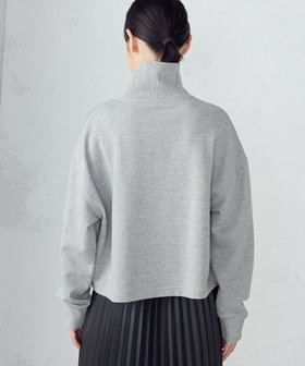 ショート丈 ハーフジップ トレーナー（12-68CI18-204）｜COMME