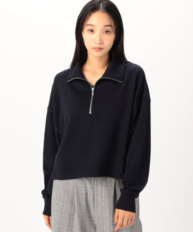 ショート丈 ハーフジップ トレーナー(12-68CI18-204)|COMME ショート丈 ハーフジップ トレーナー(12-68CI18-204)|COMME