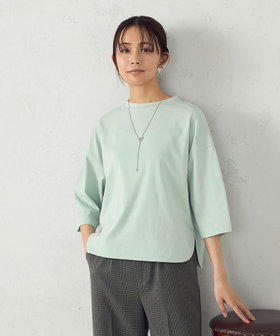 7分袖シンプルカットソー(12-68CK10-205)|COMME CA ISM 7分袖シンプルカットソー(12-68CK10-205)|COMME CA ISM