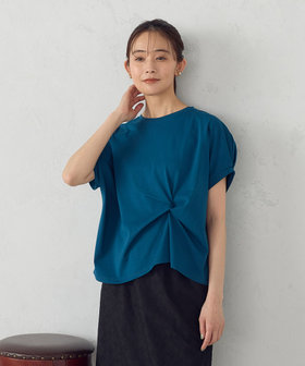 接触冷感】ツイストタックTシャツ （12-68CK20-205）｜コムサイズム