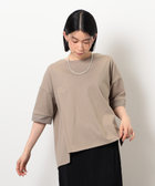 【接触冷感・抗菌防臭】アシンメトリーTシャツ