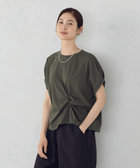 【接触冷感】ツイストタック Tシャツ