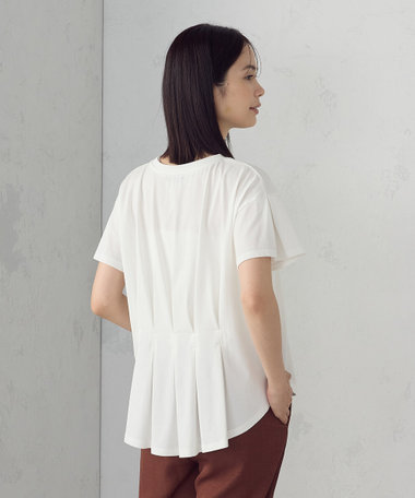 【接触冷感】バックタック Ｔシャツ