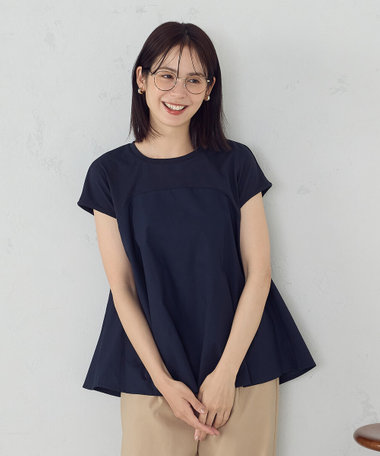 ビスチェ風 コンビカットソー