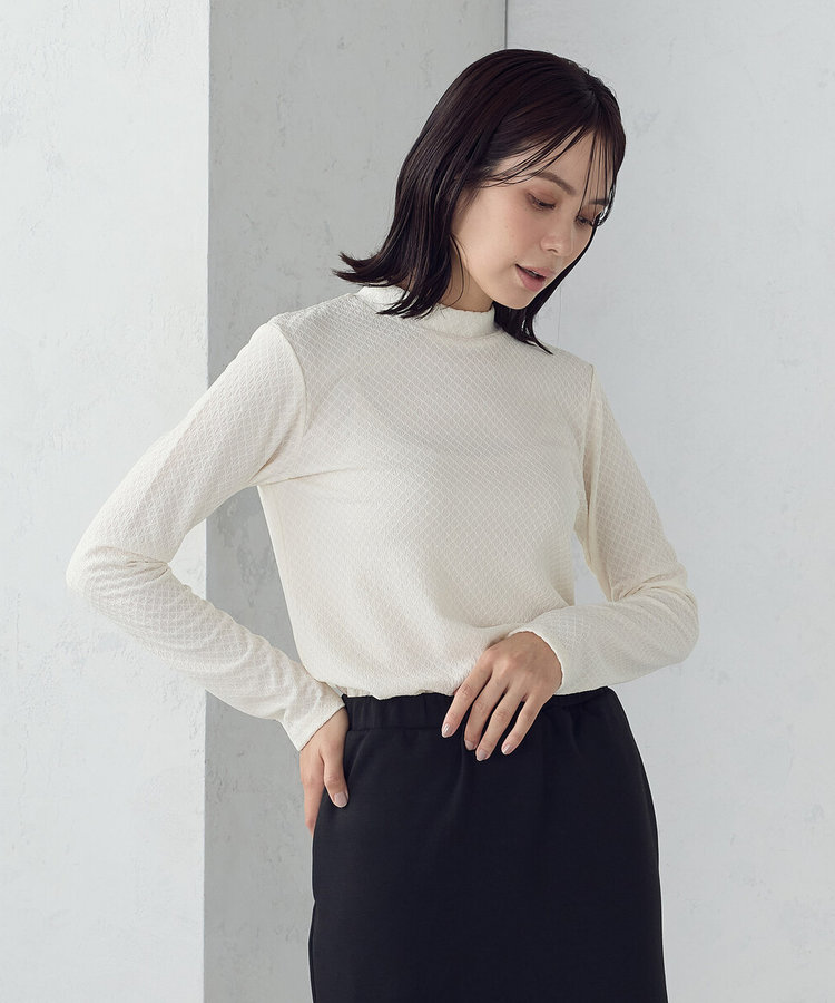 プチハイネック ロングＴシャツ