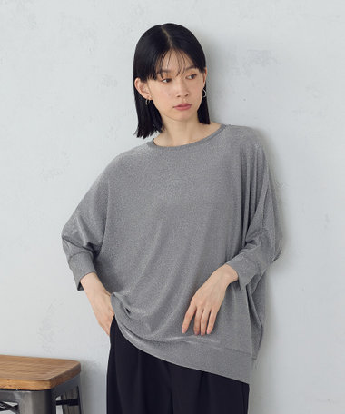 ラメドルマン コクーンシルエットカットソー