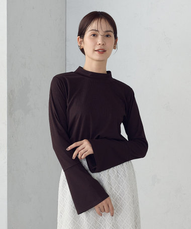 フレアースリーブ　カットソー