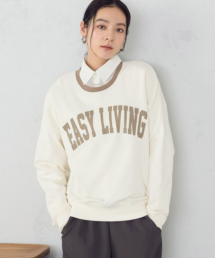 ロゴ裏毛トレーナー（12-68CO01-206）｜コムサイズム（COMME CA ISM