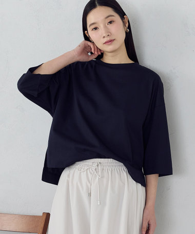 【接触冷感】7分袖 カットソー