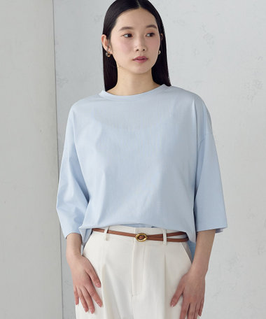 【接触冷感】7分袖 カットソー